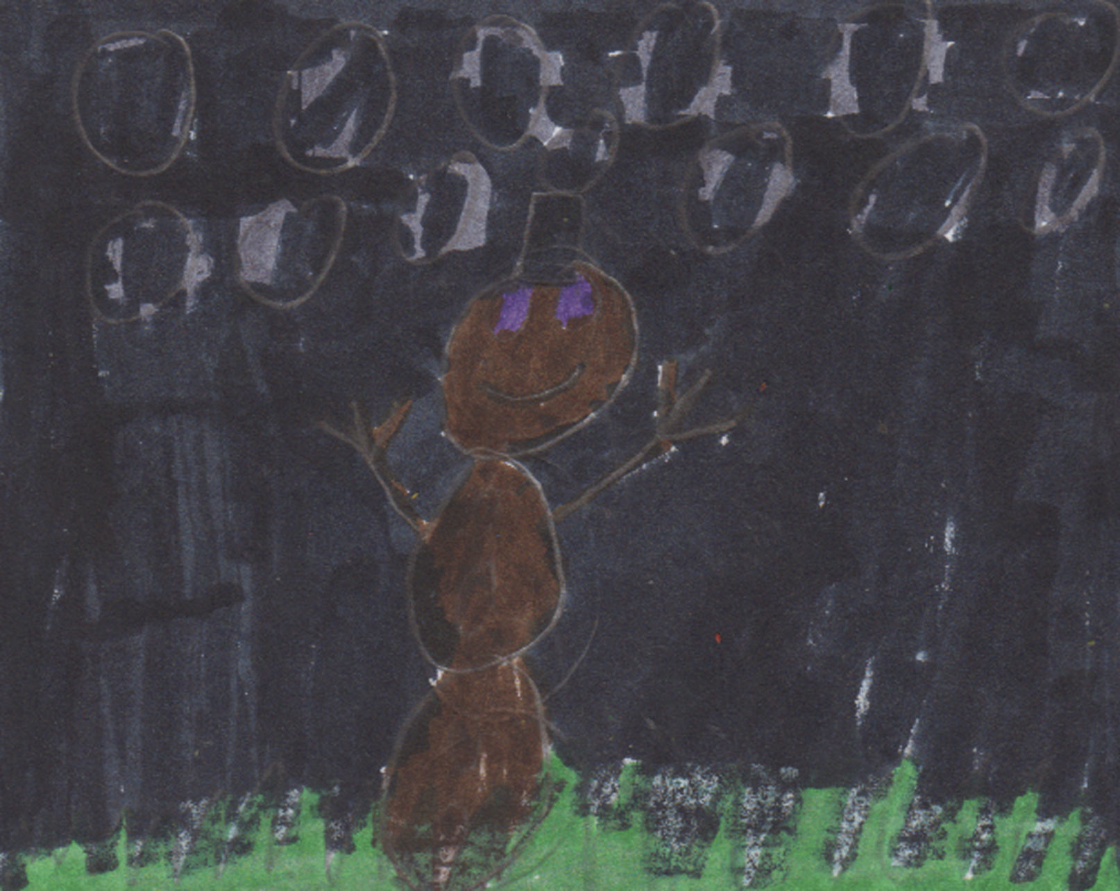 Kids' weather drawings: Aug 18